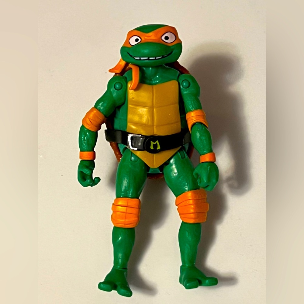 Mutant Mayhem Michelangelo Green and Orange Reptile Action Figure
